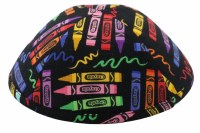 iKippah Crayon Box Yarmulke Size 2