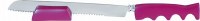 Yair Emanuel Judaica Anodized Aluminum Serrated Knife and Stand Red