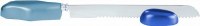 Yair Emanuel Judaica Anodized Aluminum Knife and Stand Blues