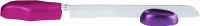 Yair Emanuel Judaica Anodized Aluminum Knife and Stand Red & Purple
