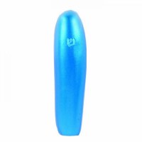 Yair Emanuel Anodized Aluminum Mezuzah Small 7CM Curved Turquoise
