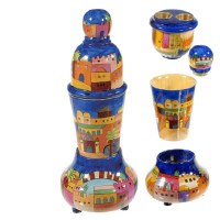 Yair Emanuel Travel Shabbat and Havdalah Set Jerusalem Design