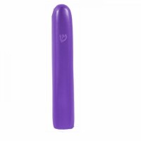 Yair Emanuel Anodized Aluminum Mezuzah Case Medium 10CM Thin Curved Purple