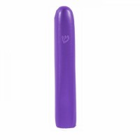 Yair Emanuel Anodized Aluminum Mezuzah Case Large 12CM Thin Curved Purple