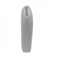 Yair Emanuel Anodized Aluminum Mezuzah Small 7CM Curved Silver Matte