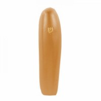 Yair Emanuel Anodized Aluminum Mezuzah Small 7CM Curved Gold