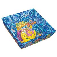 Yair Emanuel Wooden Passover Matzah Plate- Exodus from Egypt