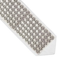 Atara Silver Colored Rose Flowers Design