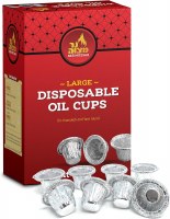 Aluminum Disposable Oil Drip Cups Large Size 44 Count