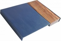 Yair Emanuel Judaica Aluminum and Wood Challah Board Blue