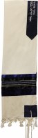 Tallit Wool Blue & Gold #GSB2057
