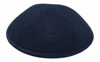 iKippah Navy Burlap Size 3