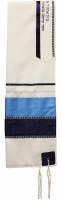 Tallis Viscose Royal Blue & Silver #RGTM18