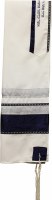 Tallis Viscose Navy Gray & Silver #RGTM22