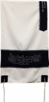 Tallis Viscose Blue & White Jerusalem #RGTM80