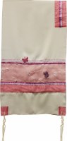 Tallis Viscose Pink Butterfly Applique #RGTW20