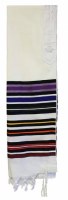 Tallis Bnei Or Size 36 Multi Color Stripes Joseph's Coat 36" x 72"