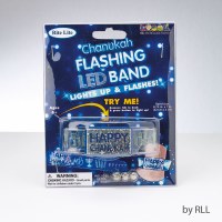 Flashing LED Chanukah Band Lights Up and Flashes
