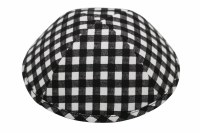 iKippah Black Gingham Size 3