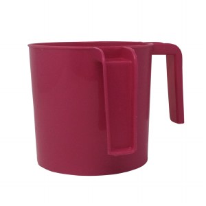 Plastic Wash Cup Pink 5.5"