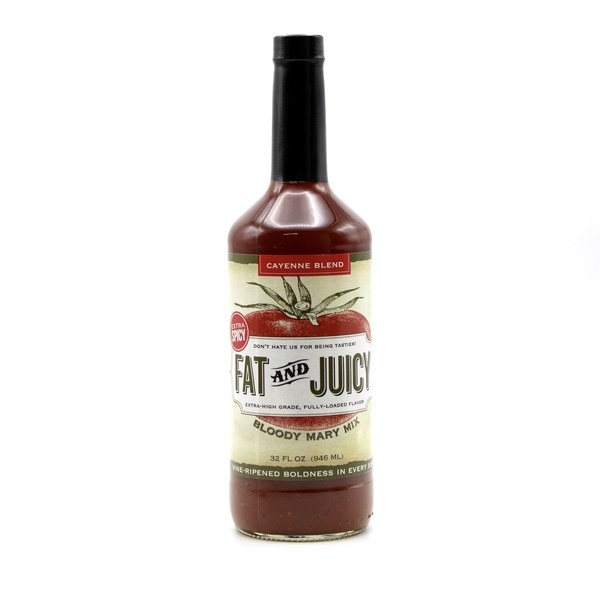 Fat&juicy cayenne bloody mary Mix glass 32floz (850692003175)