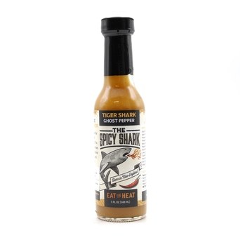 The Spicy Shark  Tiger Shark Ghost Pepper - Craft Hot Sauce