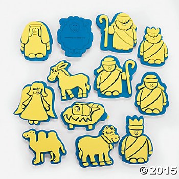 Foam Stamps - Nativity