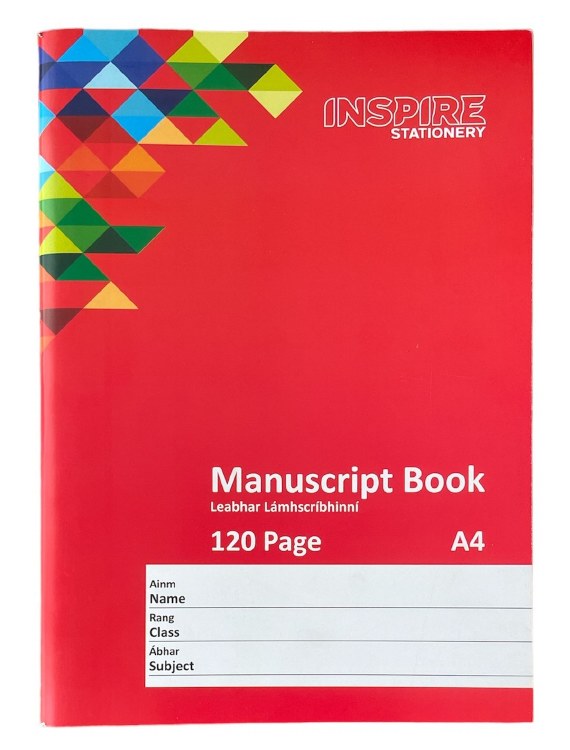 120pg A4 Manuscript Book - 1