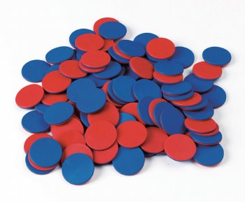 2 coloured Counters - 25mm