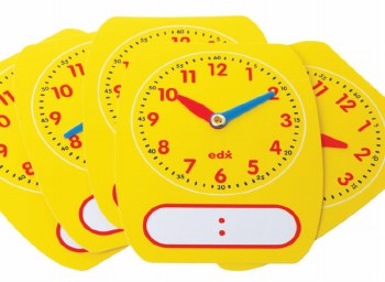 Write-On  Wipe-Off Clocks (5)