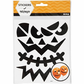 Pumkin Face Stickers