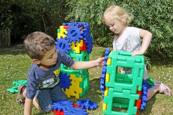 Giant Polydron With Cogs