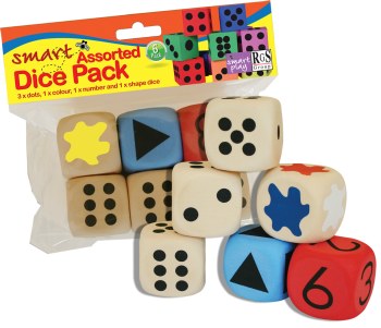 Assorted Dice pack 6