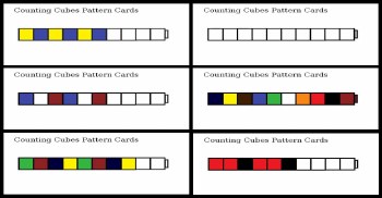 Counting Cubes Sequence Cards