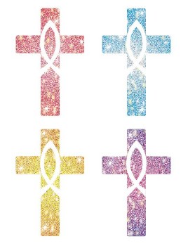 Religious Stickers - Cross