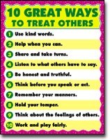 Poster 10 Ways To Treat Others