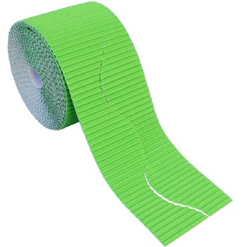 Corrugated Borders Nile Green