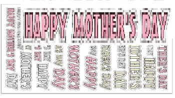 Seasonal Stickers Mothers Day
