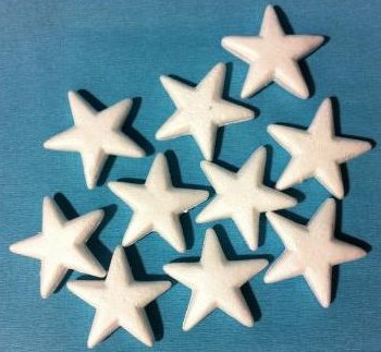 Polystyrene Stars - 10