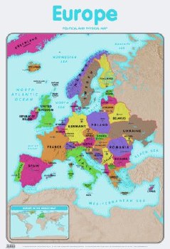 Map Of Europe  SPECIAL OFFER