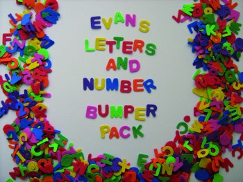 Foam U/C Letters and Numbers