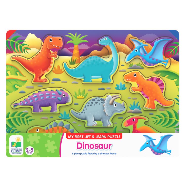 First Lift &amp; Learn Dino Puzzle