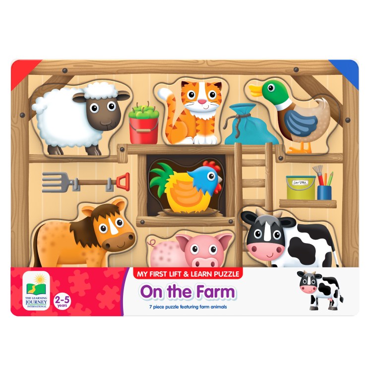 First Lift &amp; Learn Farm Puzzle