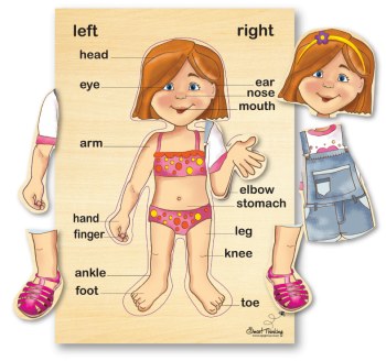 Girl  wooden Puzzle 6pcs