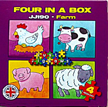 Four In A Box - Farm Animals