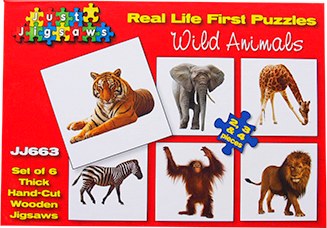 Real Life Puzzles Wild Animals