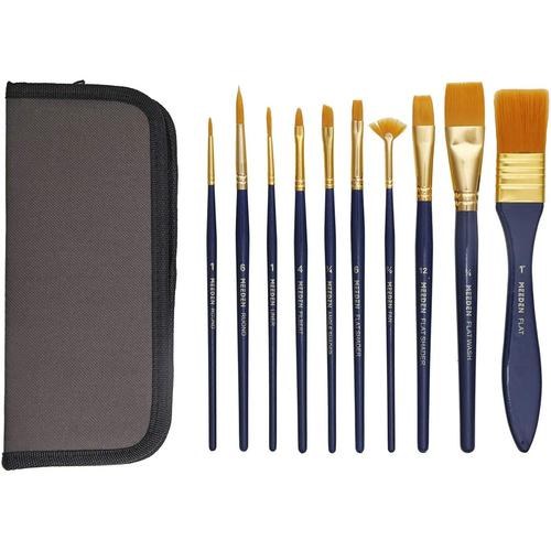 Acrylic Paint Brush Set (10) Evans Educational Ltd.