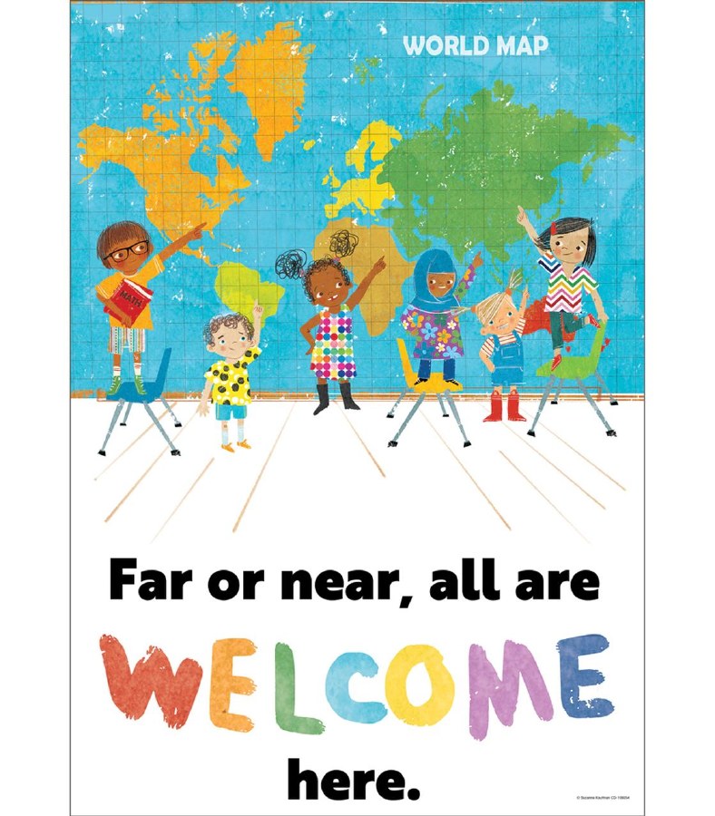 All Welcome Poster - Evans Educational Ltd.