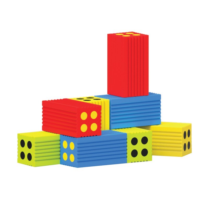 Brick erasers 40 Evans Educational Ltd.