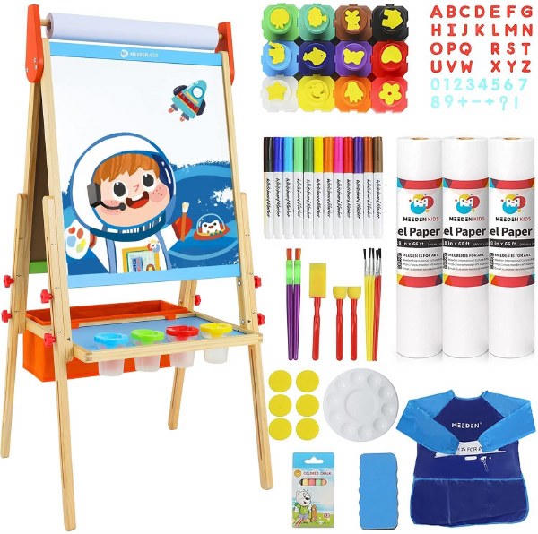 Childrens Easel Set Natural Evans Educational Ltd.